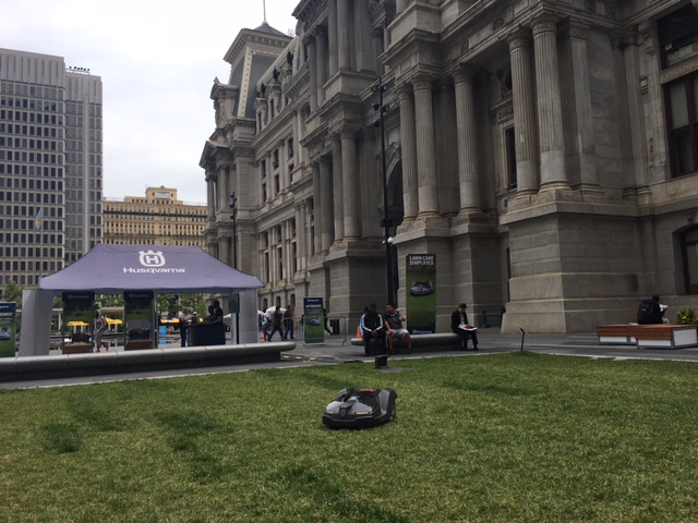Husqvarna Auto Mower at Dilworth Park